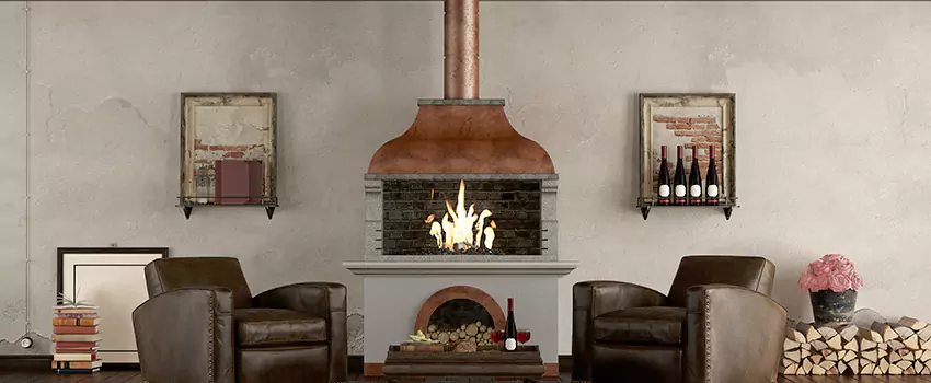 Thelin Hearth Products Providence Pellet Insert Fireplace Installation in Aldine, TX