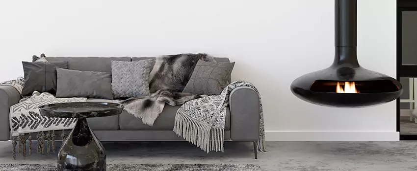 Circular Hanging Fireplace Installation Services in Aldine, TX