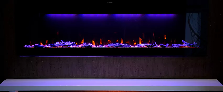 Dynamic Flame Color Fireplace Installation in Aldine, TX